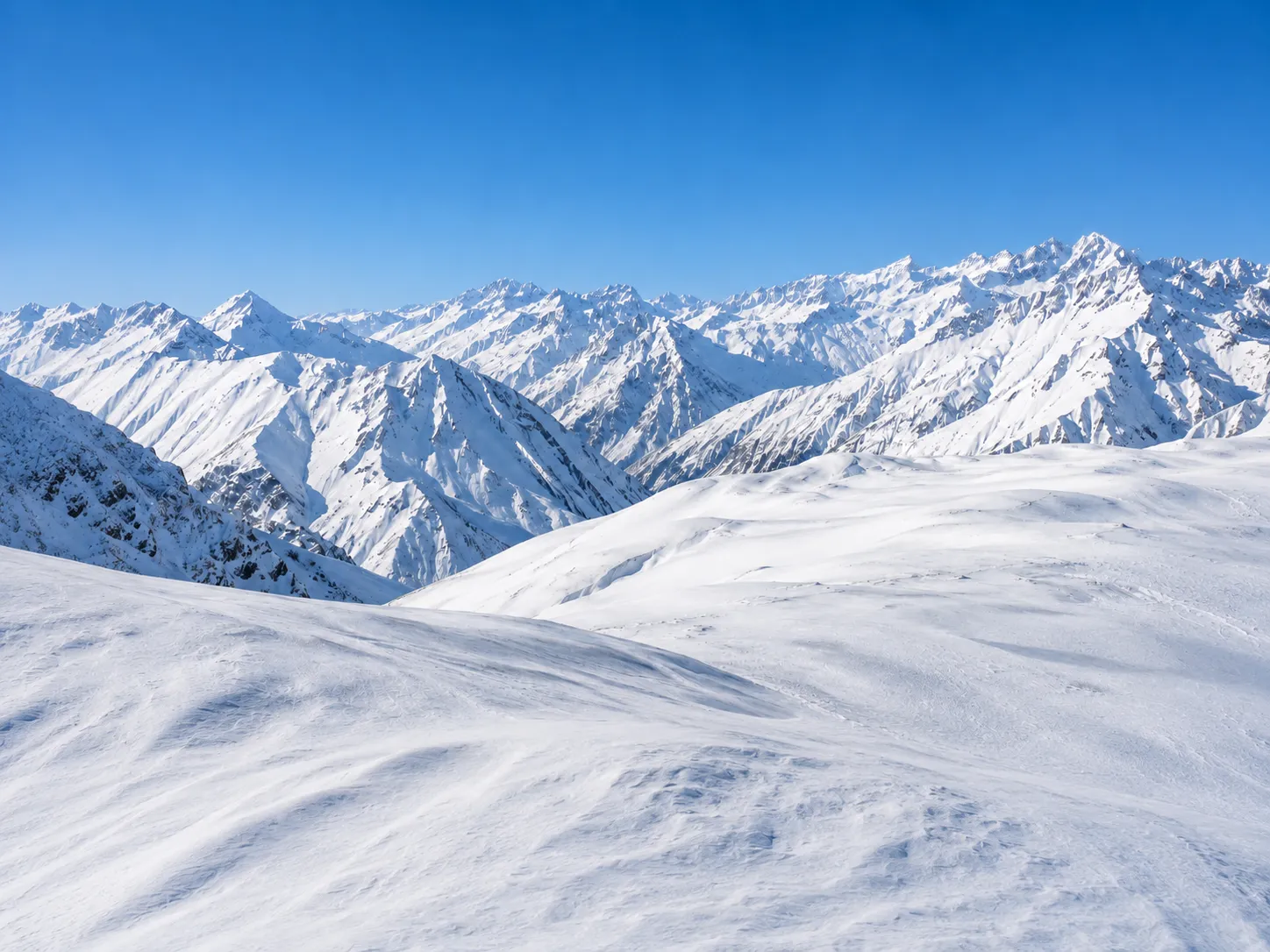 Snowbound mountain range — stand-in image